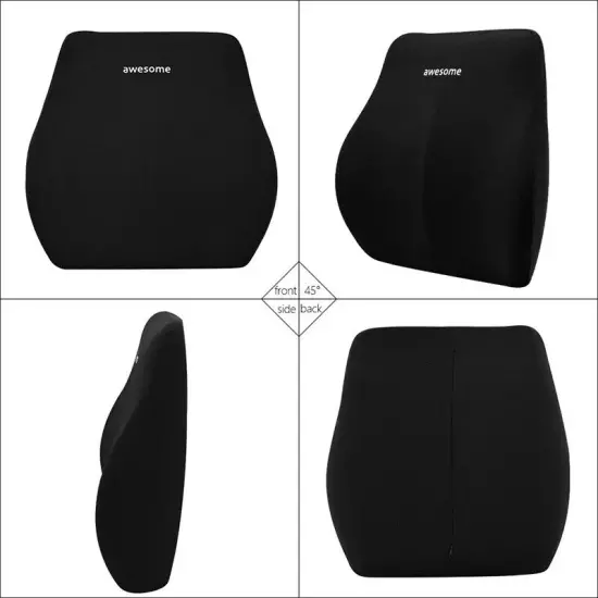 Car Lumbar Back Support Headrest Neck Pillow Lumbar Pillow Car Seat Cushion