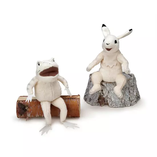 Choju Jinbutsu Giga Plush toy set Rabbit and Frog set of 2 H13cm/5.1in SEKIGUCHI