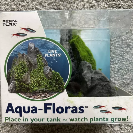 Penn-Plax Aqua - Floras Live Plants ! Put In Tank And Watch Plants Grow New A22