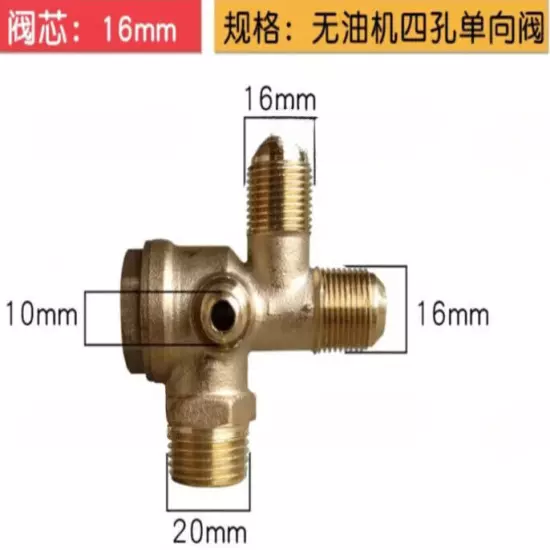 oil-free air compressor replacement check valve air compressor accessories gold