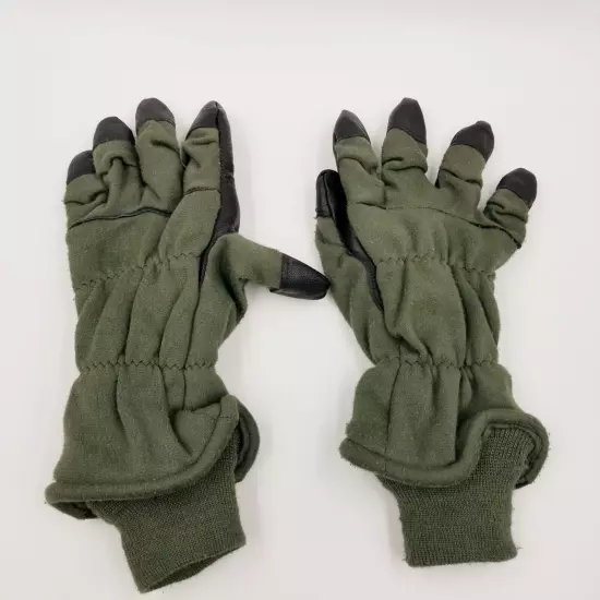 ARMY ARanger School Sz 10 Large Cold Weather Intermediate Flyers Gloves HAU-15/P