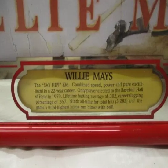 VINTAGE BASEBALL PLAYER-WILLY MAYS SIGN SEAGRAM'S ''7''-FREE SHIP LOWER 48 STATE