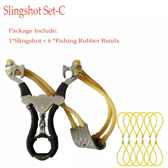 Archery Fishing Slingshot Hunting Catapult Shooting SET / Fishing Reel / Darts