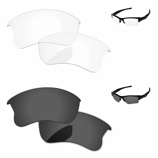 Lensology Polarized Replacement Lenses For-Oakley Flak Jacket XLJ Multi-Options