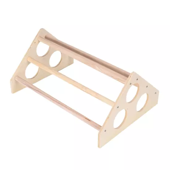 Pet Chicken Wood Stand Hand Made Small Chicken Roost Rack For Poultry House M VZ