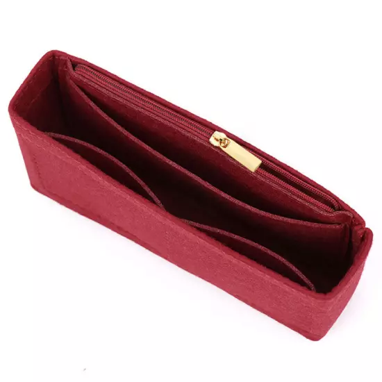 Women's Handbag Bag Felt Insert Liner Travel Purse Organiser Pouch 3 Sizes