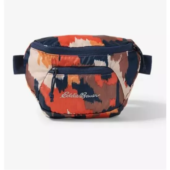 Eddie Bauer NWT Stowaway Packable Waistpack Mandarin 