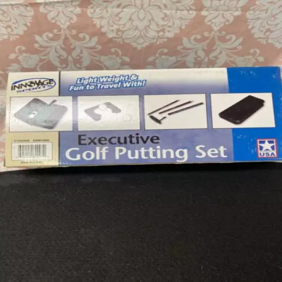 Executive Golf Putting Set Golfer Putt Training Aid. NEW 