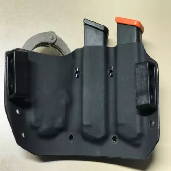 Fits XDM .40/9mm Double mag and Handcuff Pouch