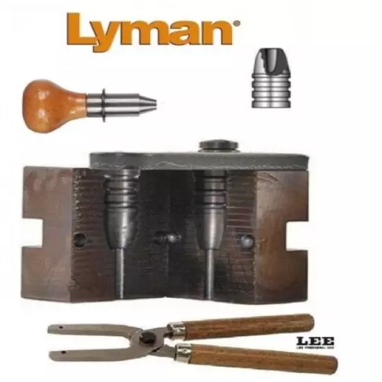 Lyman Single Cavity Hollow Point Mold for 45 Cal 330gr w/ Lee Handles 2650122