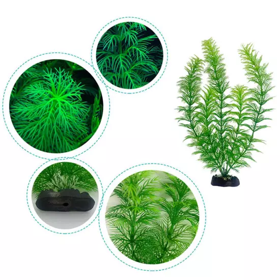 Fake Aquatic Plants Fish Tank Landscaping Micro Landscape Decoration Aquariums❥