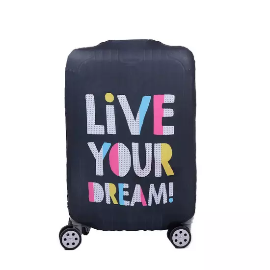 Elastic Print Luggage Suitcase Protector Cover Suitcase Anti Dust Scratch 18-28