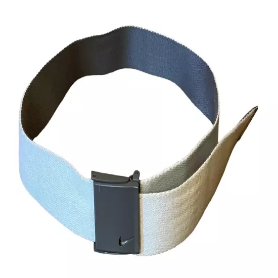 NIKE GOLF MEN'S REVERSIBLE WEB BELT Gray Or WHITE Adjustable