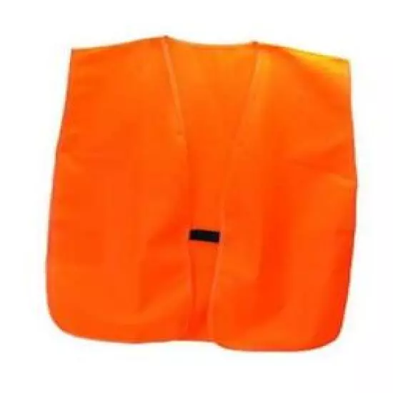 Lot of 6 HME Products Blaze Orange Safety Vest HME-VEST-OR