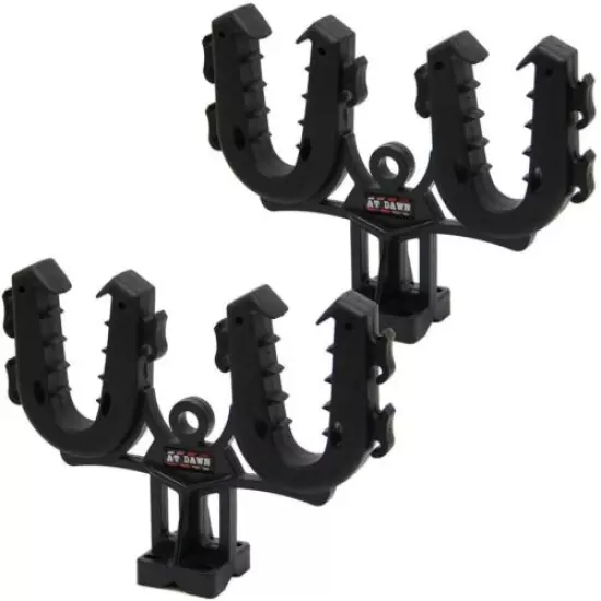 Gun Mount ATV Rack Grip Rifle Holder Double Bows Shotgun Hunting Utility UTV New