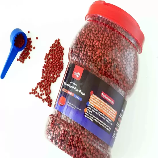 1kg Parrot Fish Pellets Food Color-Enhancing Red Parrot Cichlid Fish Feed Food