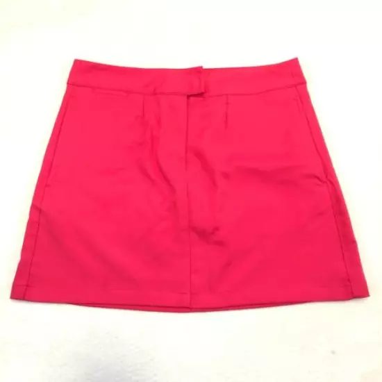 Puma Women's Solid Tech Dry Cell Athletic Golf Skirt Skort Raspberry Pink Size 6