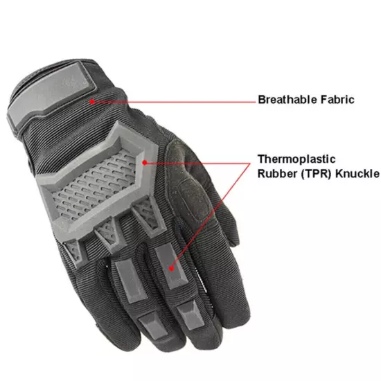 TACTICAL Shooting Gloves Touchscreen Military Gloves Full Finger Airsoft Gloves