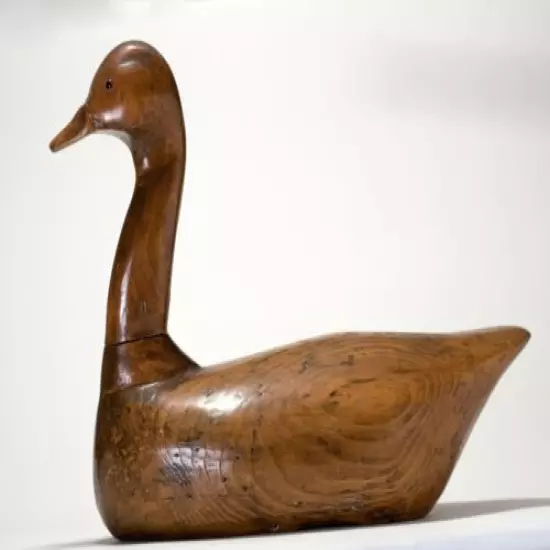 Early American Carved Wood Goose Decoy