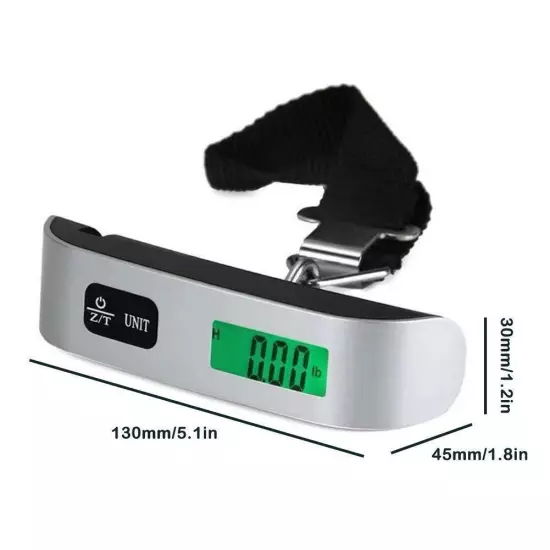 50KG Digital Travel Portable Handheld Weighing Luggage Suitcase Bag Scales HOTUS