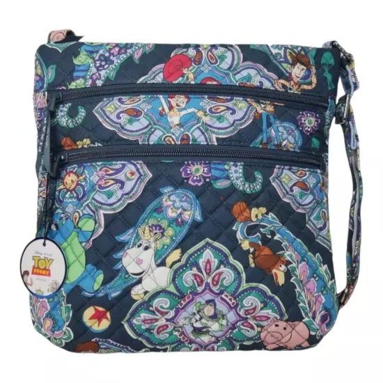 Vera Bradley Disney Toy Story Andy’s Room Triple Zip Hipster Crossbody