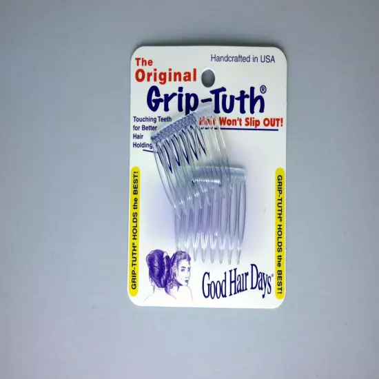 The Original Grip-Tuth® Good Hair Days Tuck Side Combs Made in USA Mix&Match