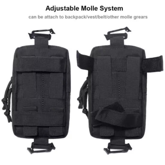 1000D Tactical Molle Phone Pouch Shoulder Bag Outdoor Belt Waist EDC Bag Hunting