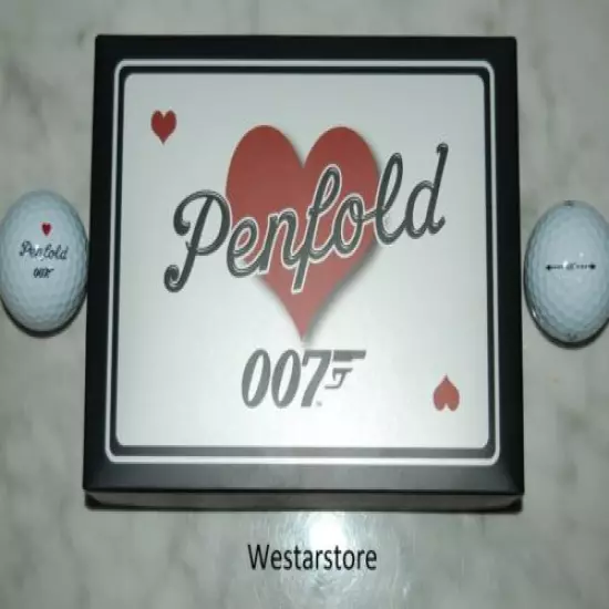 PENFOLD HEART 007 1 DOZEN GOLF BALLS UNITED KINGDOM FREE 2 Dozen TEES