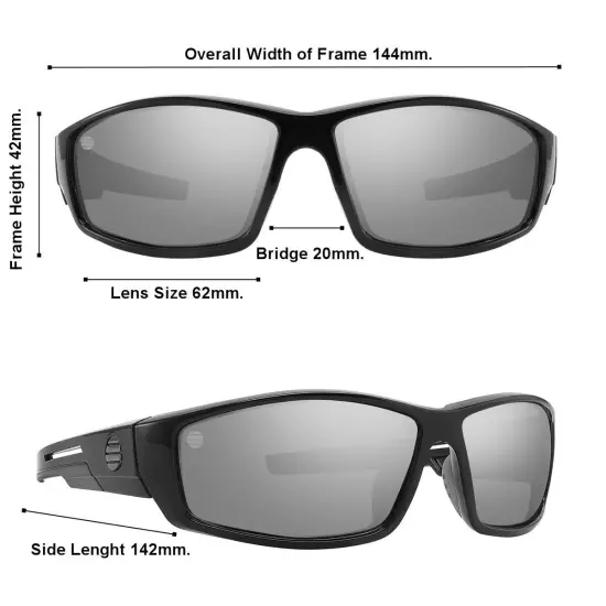 New Polarized Vertex Men Anti Glare Fishing Cycling Driving Sport Sunglasses