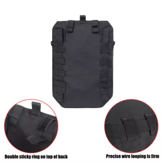 Tactical Molle Backpack Military Airsoft Water Hydration Pouch Combat Water Bag