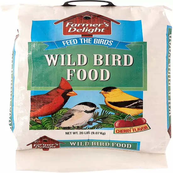 53003 Farmer'S Delight Wild Bird Food with Cherry Flavor, 20-Pound Bag