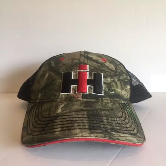 International Harvester CNH Camo Mesh Adjustable Strapback Hat/Cap