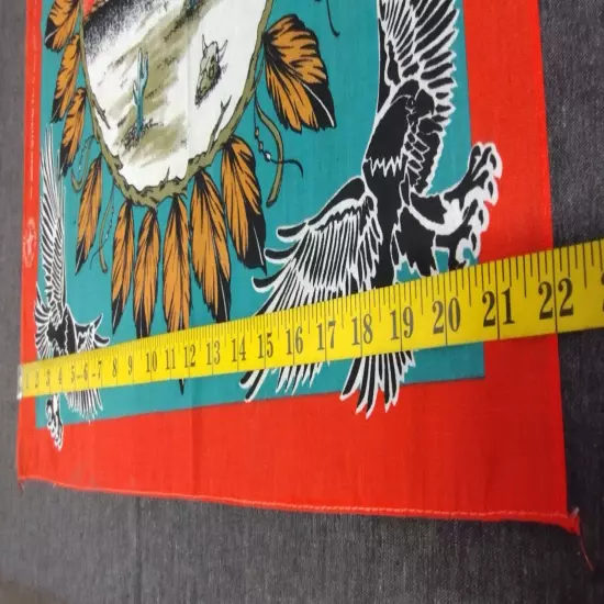 Vintage Dreamcatcher Desert Eagle Bandana Eagles & Feathers Crafted / Pride USA