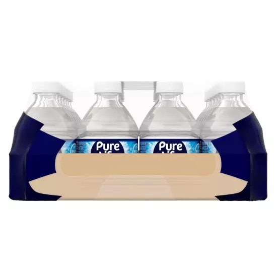 Pure Life, Purified Water, 8 Fl Oz, Plastic Bottled Water, 24 Pack *FRESH*