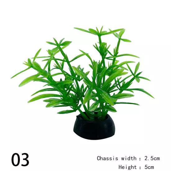 Artificial Plastic Water Grass Plants Aquarium Home Fish Tank Landscape Decor