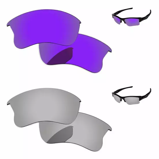 Lensology Polarized Replacement Lenses For-Oakley Flak Jacket XLJ Multi-Options