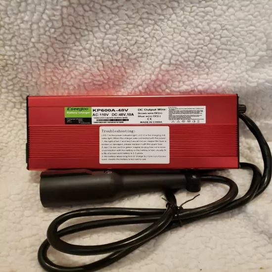 Golf Cart Eseegoo KP600A-48V 10A BATTERY CHARGER 