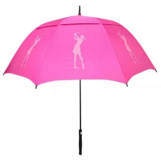 Surprizeshop Ladies Golf Umbrella. Pink or Silver Available