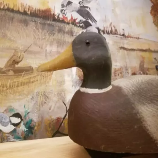 VINTAGE MICHIGSN SCHMIDT STYLE DUCK DECOY MICHIGAN 