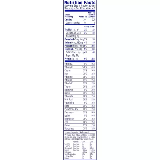 Carnation Breakfast Essentials Powder Drink Mix, Rich Milk Chocolate,