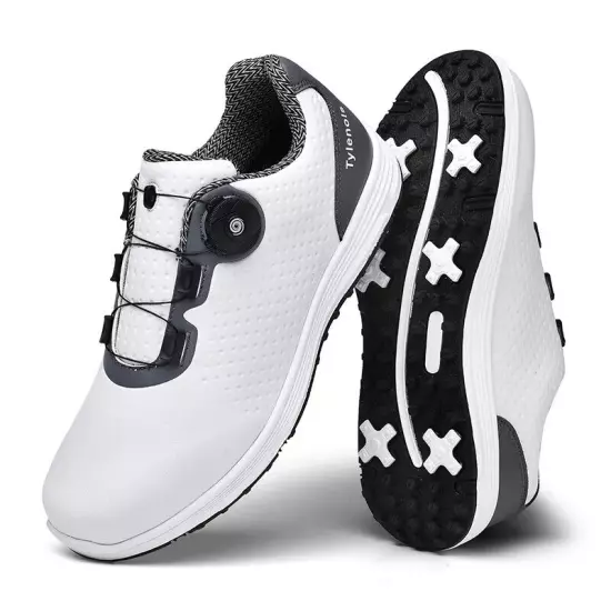 Professional Men's Golf Shoes Waterproof Non-Slip Outdoor Sneakers Walking Shoes