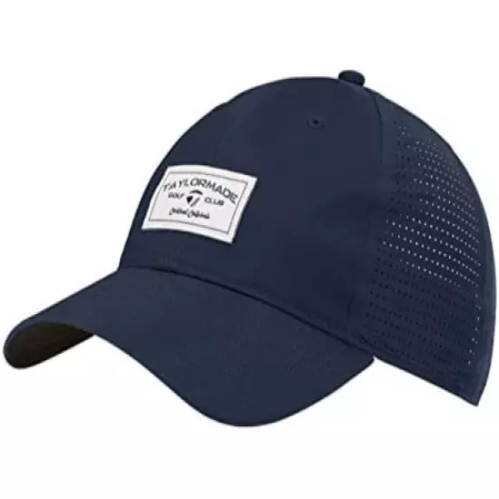 NEW TaylorMade Performance Lite Patch Navy Adjustable Golf Hat/Cap