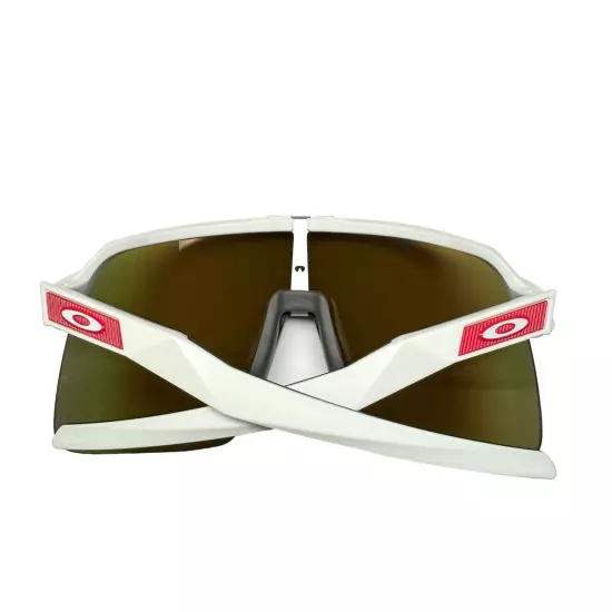 Oakley Sutro Shield Sunglasses OO9463-1839 Matte White Prizm Ruby w/case