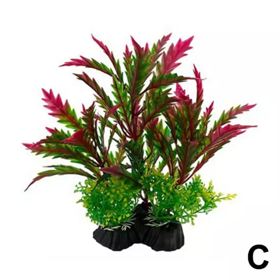 Artificial Underwater Plants Aquarium Water Plant Fish Tank Landscape Deco NEW~