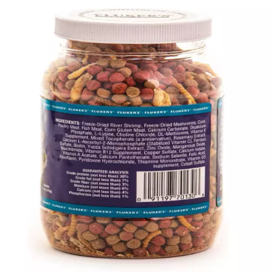 Buffet Blend Aquatic Formula,Turtle Food with Freeze, Vitamin Enriched Pellets