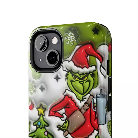 Grinch Tough Phone Cases Samsung S20 S21 S22 S23 Iphone 15 14 13 12 11