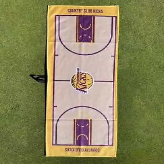 microfiber golf towel Laker Court Inspired