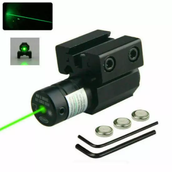 Tactical Green Red Laser Beam Dot Sight Scope For 11/20mm Picatinny Weaver Rails