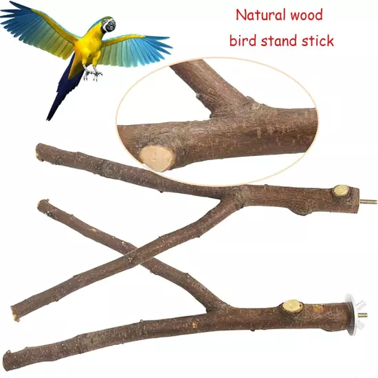 Wood Macaw Toys Natural Large Parrot Chewing Toy Multicolor Wooden Block Tearing