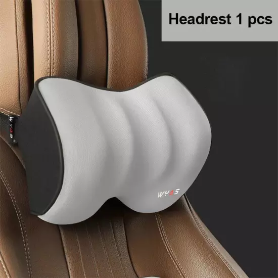 Car Pillow Memory Foam Car Lumbar Support Back Cushion Car Seat Neck Pillow